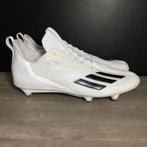 Adidas Adizero Molded Detachable Football Cleats White Black HR1615 Men's 11.5